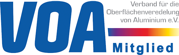 VOA Mitglied im Verband für die Oberflächenveredelung von Aluminium e.V.