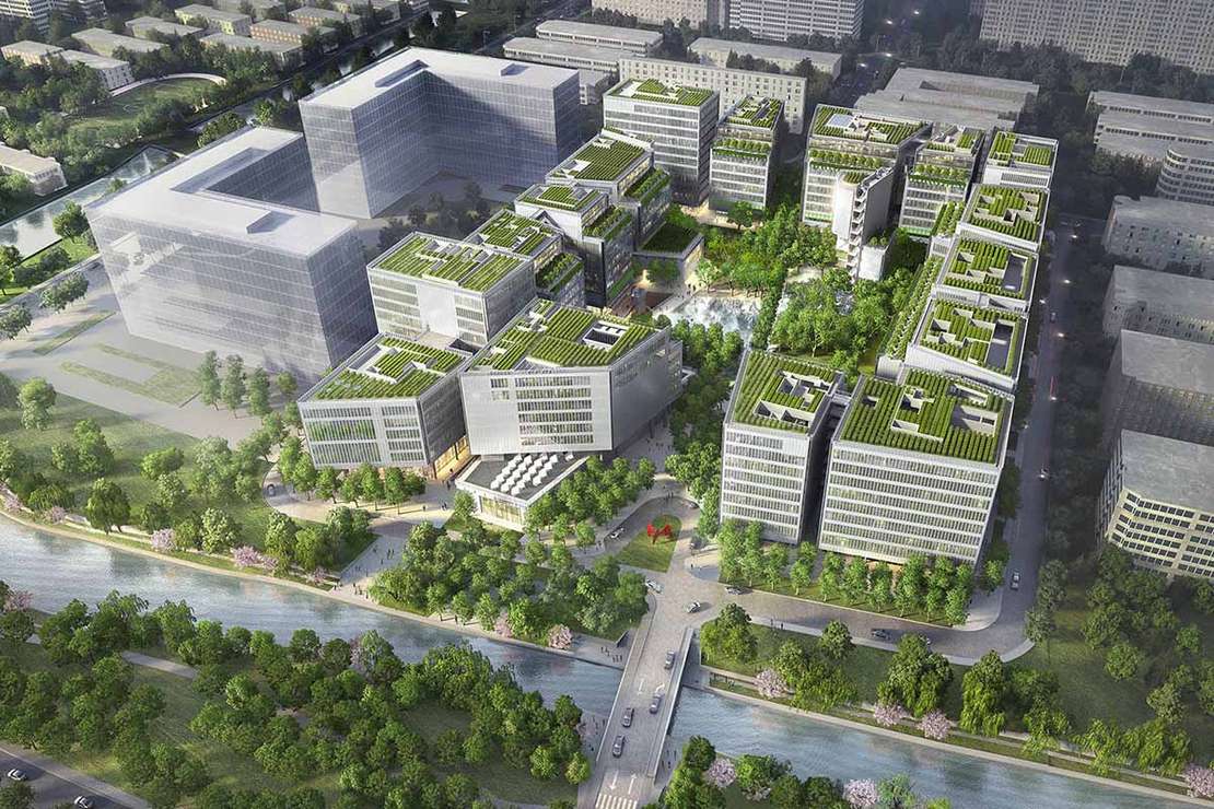 Architekt Renzo Piano Entwurf JNBY in Hangzhou