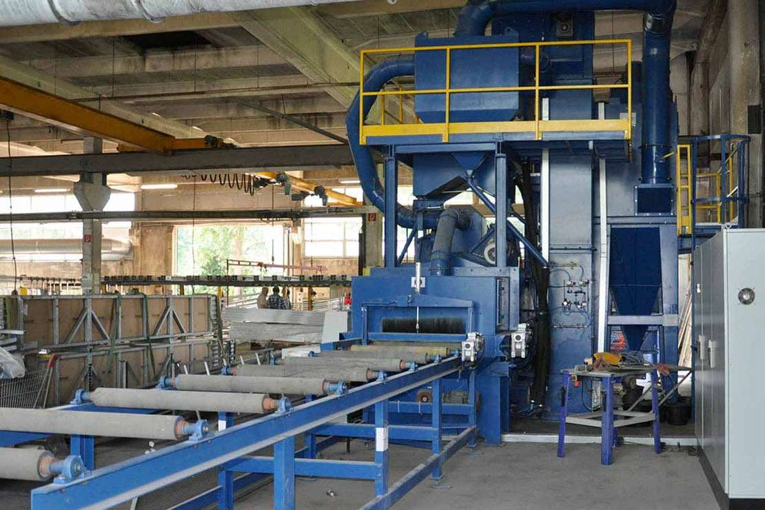 Mechanische Vorbehandlung Strahlen